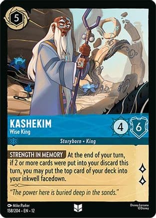 Kashekim - Wise King | Cold Foil (158/204) [Wilds Unknown]