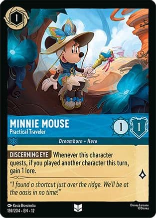 Minnie Mouse - Practical Traveler |  (159/204) [Wilds Unknown]
