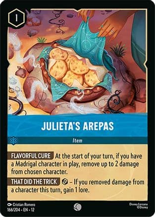 Julieta's Arepas | Cold Foil (166/204) [Wilds Unknown]