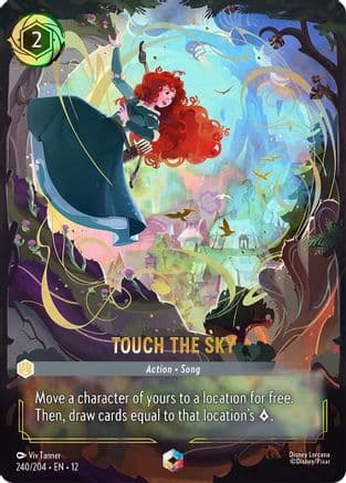 Touch the Sky (Enchanted) | Holofoil (240/204) [Wilds Unknown]