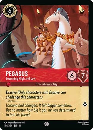 Pegasus - Searching High and Low (Foil) | Cold Foil (106/204) [Wilds Unknown]