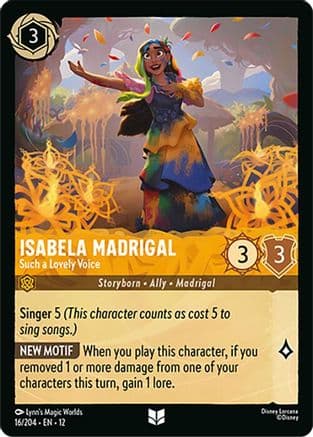Isabela Madrigal - Such a Lovely Voice | Cold Foil (16/204) [Wilds Unknown]
