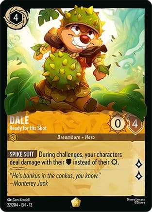 Dale - Ready for His Shot | Cold Foil (22/204) [Wilds Unknown]