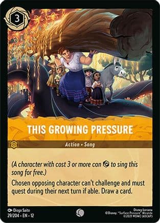 This Growing Pressure | Cold Foil (29/204) [Wilds Unknown]
