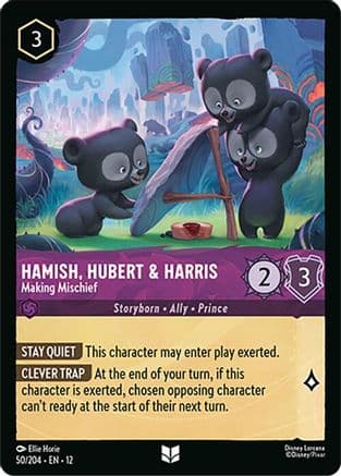 Hamish, Hubert & Harris - Making Mischief | Cold Foil (50/204) [Wilds Unknown]