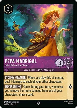 Pepa Madrigal - Calm Before the Storm | Cold Foil (56/204) [Wilds Unknown]