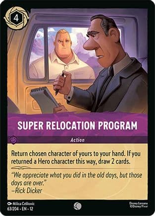 Super Relocation Program | Cold Foil (63/204) [Wilds Unknown]