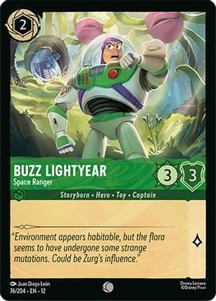 Buzz Lightyear - Space Ranger | Cold Foil (76/204) [Wilds Unknown]