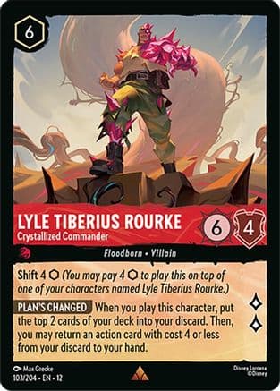 Lyle Tiberius Rourke - Crystallized Commander | Cold Foil (103/204) [Wilds Unknown]