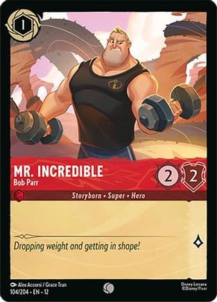 Mr. Incredible - Bob Parr | Cold Foil (104/204) [Wilds Unknown]