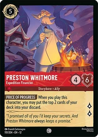 Preston Whitmore - Expedition Financier |  (110/204) [Wilds Unknown]