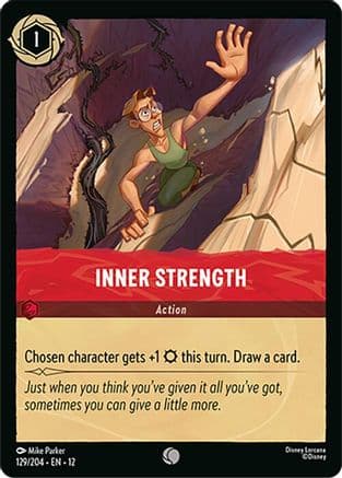 Inner Strength | Cold Foil (129/204) [Wilds Unknown]