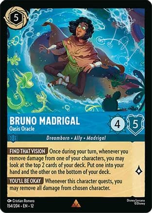 Bruno Madrigal - Oasis Oracle |  (154/204) [Wilds Unknown]