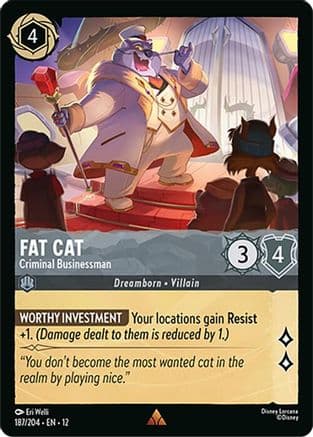 Fat Cat - Criminal Businessman | Cold Foil (187/204) [Wilds Unknown]