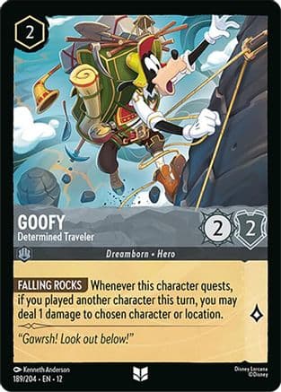Goofy - Determined Traveler |  (189/204) [Wilds Unknown]
