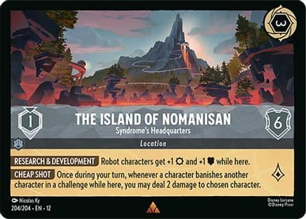 The Island of Nomanisan - Syndrome's Headquarters | Cold Foil (204/204) [Wilds Unknown]
