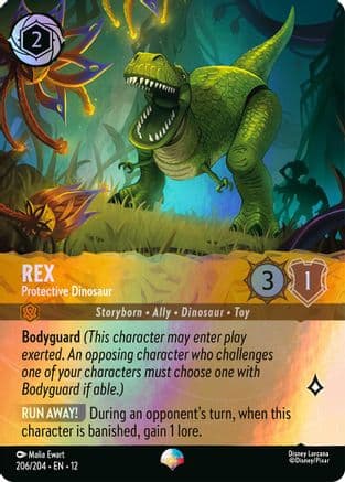 Rex - Protective Dinosaur (Epic) | Holofoil (206/204) [Wilds Unknown]