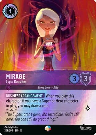 Mirage - Super Recruiter (Epic) | Holofoil (208/204) [Wilds Unknown]