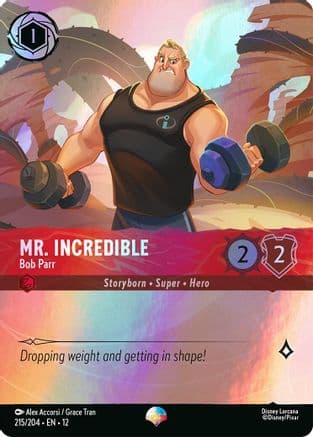 Mr. Incredible - Bob Parr (Epic) | Holofoil (215/204) [Wilds Unknown]