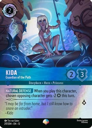 Kida - Guardian of the Path (Epic) | Holofoil (217/204) [Wilds Unknown]