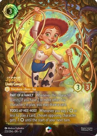 Jessie - Lively Cowgirl (Enchanted) | Holofoil (223/204) [Wilds Unknown]