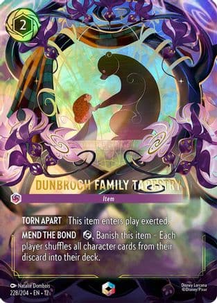 DunBroch Family Tapestry (Enchanted) | Holofoil (228/204) [Wilds Unknown]