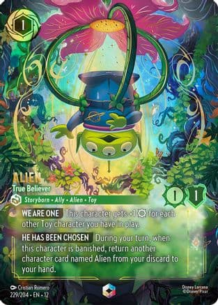 Alien - True Believer (Enchanted) | Holofoil (229/204) [Wilds Unknown]