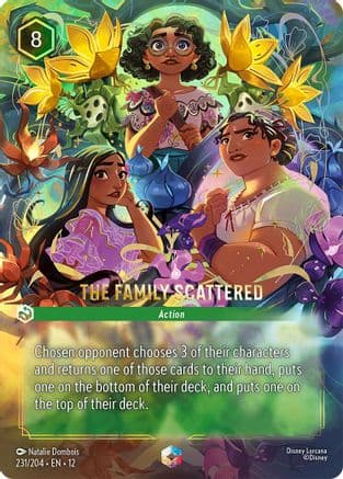 The Family Scattered (Enchanted) | Holofoil (231/204) [Wilds Unknown]