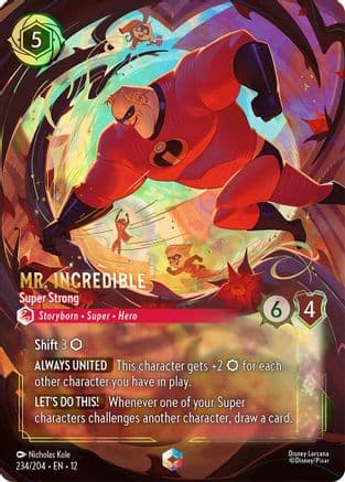 Mr. Incredible - Super Strong (Enchanted) | Holofoil (234/204) [Wilds Unknown]