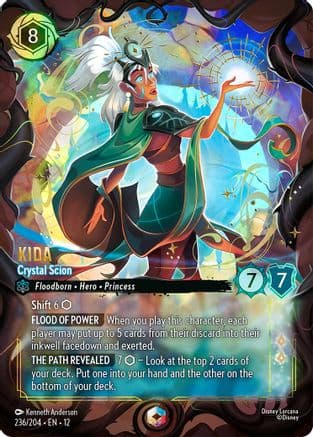 Kida - Crystal Scion (Enchanted) | Holofoil (236/204) [Wilds Unknown]