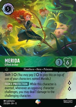 Merida - Gifted Archer (Epic) | Holofoil (213/204) [Wilds Unknown]