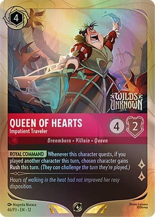 Queen of Hearts - Impatient Traveler | Holofoil (46) [Disney Lorcana Promo Cards]
