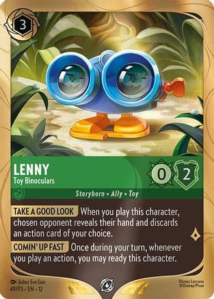 Lenny - Toy Binoculars | Holofoil (49) [Disney Lorcana Promo Cards]
