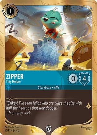 Zipper - Tiny Helper | Holofoil (50) [Disney Lorcana Promo Cards]