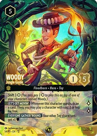Woody - Jungle Guide (Store Championship) | Holofoil (54) [Disney Lorcana Promo Cards]