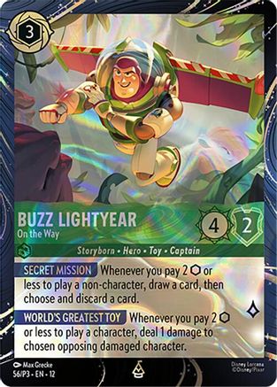 Buzz Lightyear - On the Way | Holofoil (56) [Disney Lorcana Promo Cards]