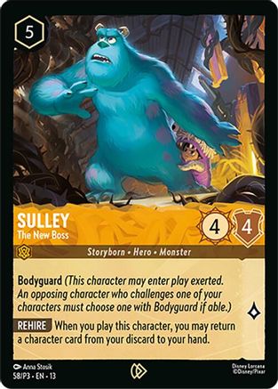 Sulley - The New Boss | Holofoil (58) [Disney Lorcana Promo Cards]