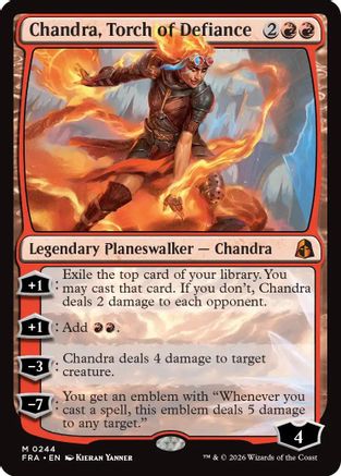 Chandra, Torch of Defiance |  Foil (244) [Reality Fracture]
