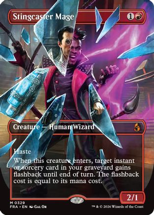 Stingcaster Mage (Borderless) |  (329) [Reality Fracture]