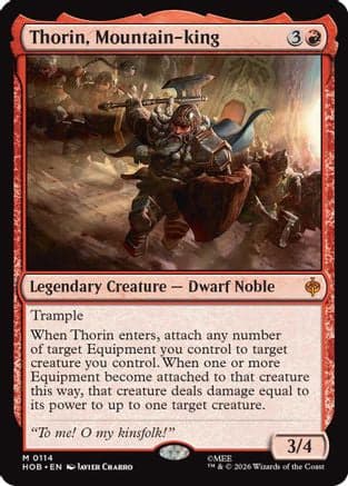 Thorin, Mountain-king |  Foil (114) [The Hobbit]