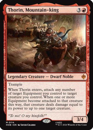 Thorin, Mountain-king |  Foil (114) [The Hobbit]