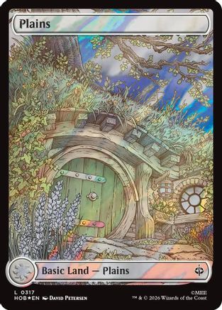 Plains (0317) (Surge Foil) |  Foil (317) [The Hobbit]