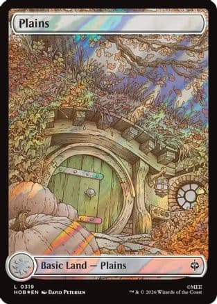 Plains (0319) (Surge Foil) |  Foil (319) [The Hobbit]