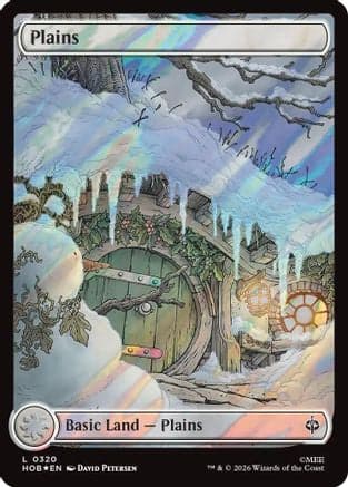 Plains (0320) (Surge Foil) |  Foil (316) [The Hobbit]