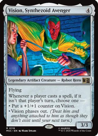 Vision, Synthezoid Avenger |  (119) [Marvel Super Heroes]