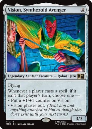 Vision, Synthezoid Avenger |  (119) [Marvel Super Heroes]