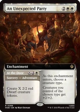 An Unexpected Party (Extended Art) |  Foil (289) [The Hobbit]