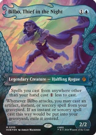 Bilbo, Thief in the Night (Showcase) (Surge Foil) |  Foil (255) [The Hobbit]