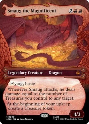 Smaug the Magnificent (Showcase) |  Foil (229) [The Hobbit]
