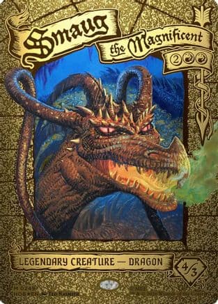 Smaug the Magnificent (Borderless) |  Foil (249) [The Hobbit]